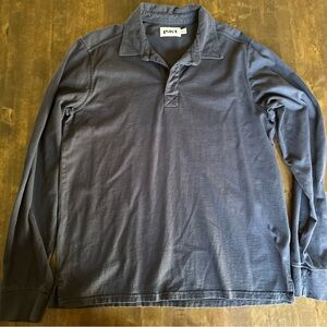 Pact Mens Medium Collared Pullover Polo Shirt Preppy Casual Organic Cotton 🌎